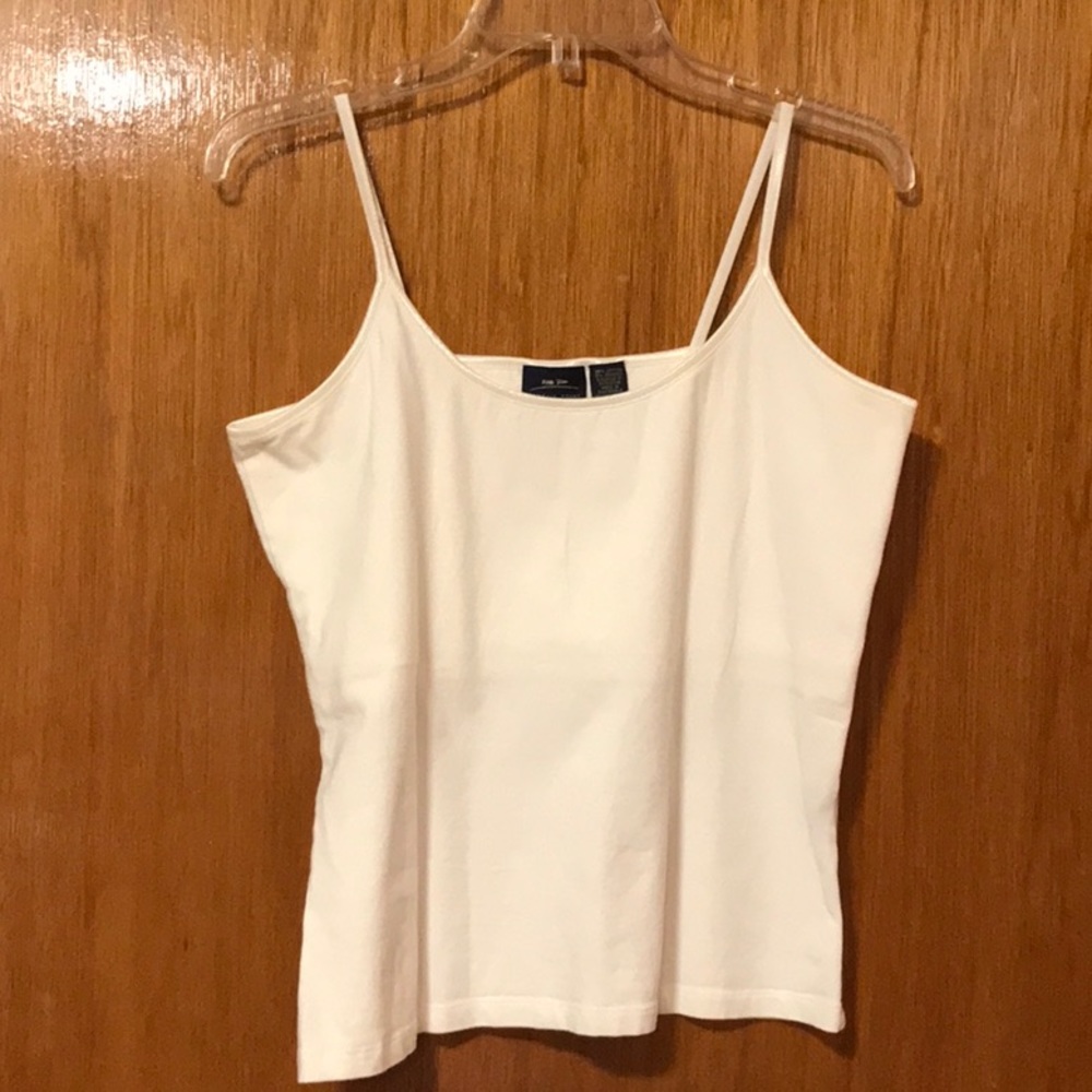 Baileys Point Spaghetti Strap Cream colored Top Size XL